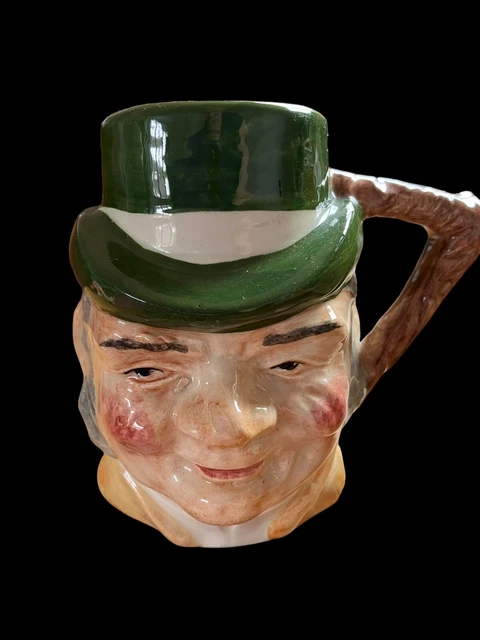 VintageToby Character Jug Hand painted Artone  -Tony Weller 4” Tall (10cm)