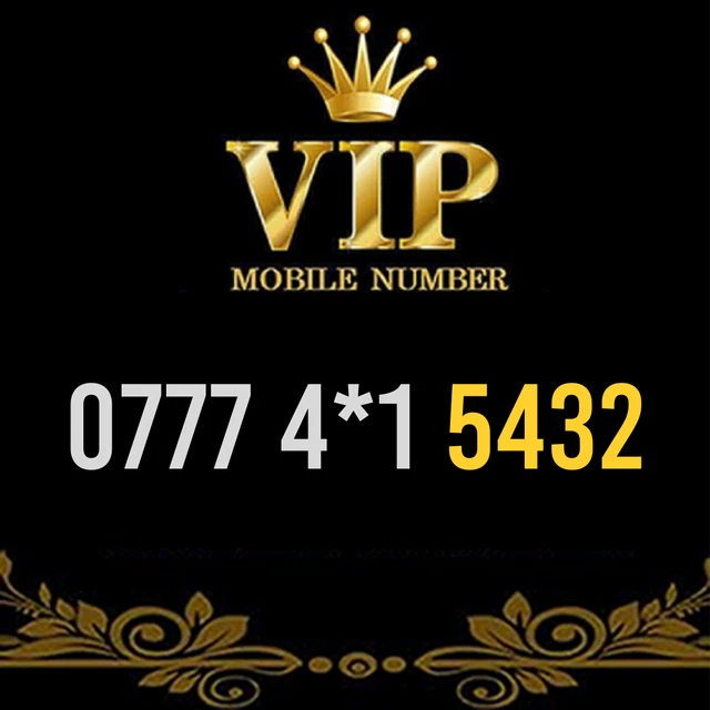 Simcard Aziendale Mobile Vip Oro Memorabile Facile Da Ricordare - 5432