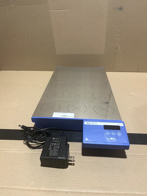 IKA RO15 - 15 Position Digital Magnetic Stirrer w/ Power Supply IKA RO15 - 15 Position Digital Magnetic Stirrer w/ Power Supply