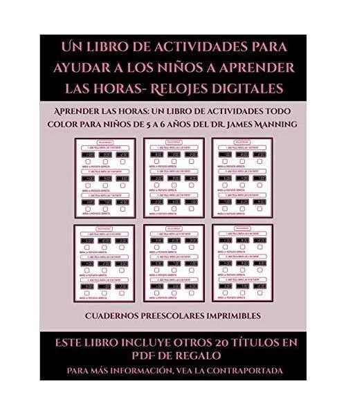 CUADERNOS PREESCOLARES IMPRIMIBLES (Un libro de actividades para ayudar