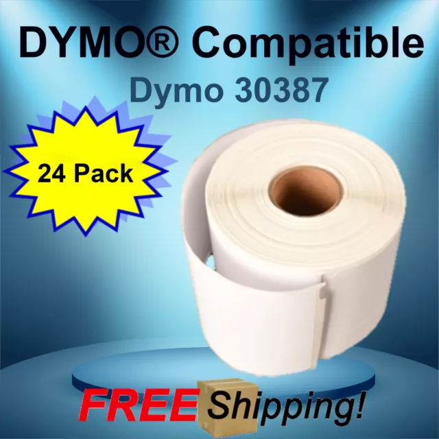 24 rouleaux compatibles Dymo 30387-3 étiquettes pièces pour l'expédition