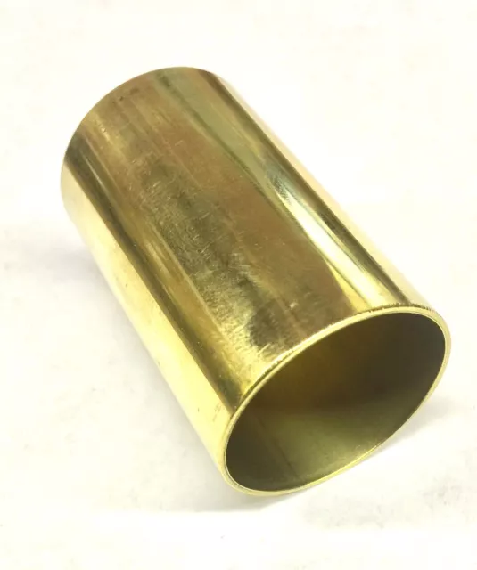 1 1/4"/1.25" OD Brass Straight Connector For Player Piano Restoration 2" Long