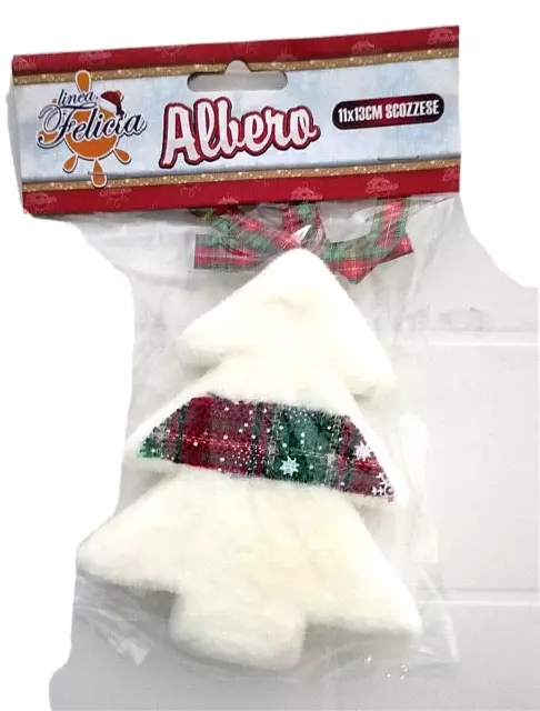 Decorazione Albero di Natale da Appendere Pendolo abero scozzese