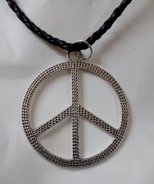 Halskette Necklace Peace Zeichen x