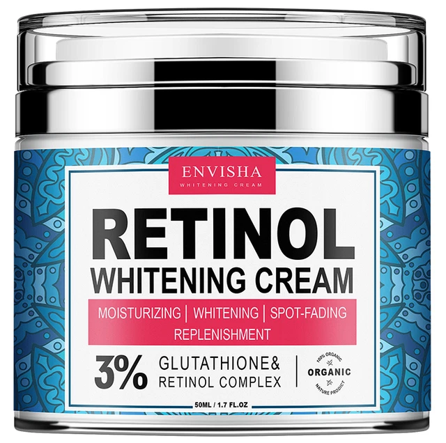 3% RETINOL CREAM with Glutathione & Retinol Complex Whitening Face Cream 50ml $20.99 - PicClick AU 3% RETINOL CREAM with Glutathione & Retinol Complex Whitening Face Cream 50ml $20.99 - PicClick AU