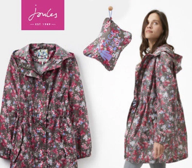 JOULES GOLIGHTLY 12 Waterproof Jacket Pac A Mac PicClick UK