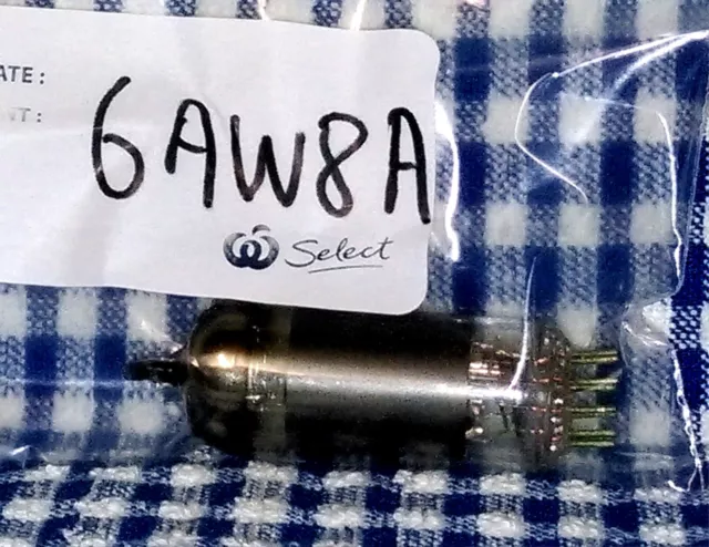 Used 6AW8A vacuum tube radio TV valve, TESTED