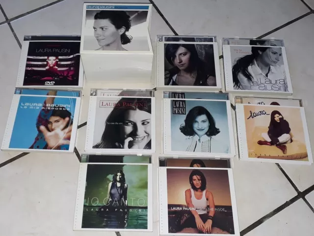 Laura Pausini Collector Coffret Collection De 8 Cd Et 1 Dvd Avec Etuis