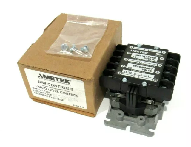 Neuf AMETEK 1500-G-L4-S4-OC-X Liquide Niveau Contrôle 1500GL4S4OCX