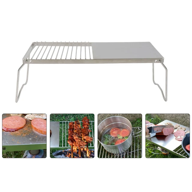 1 stück Portable Barbecue Grill Camping Barbecue Werkzeug Falten Grill Grill
