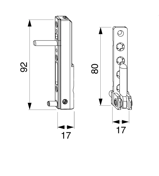 Cuscinetto Angolare Di Riparazione Siegenia - In Titanio, Argento, Per Sostituzione - Foto 5