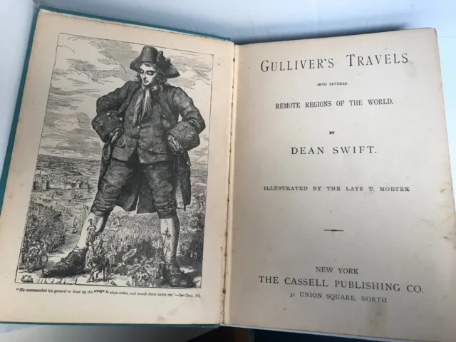 Gulliver's Travels into Several Remote Regions of the World. Dean Swift. Cassell