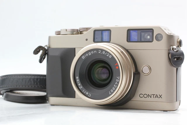 [Fast neuwertig mit Trageriemen] Contax G1 Entfernungsmesser + Biogon 28 mm...