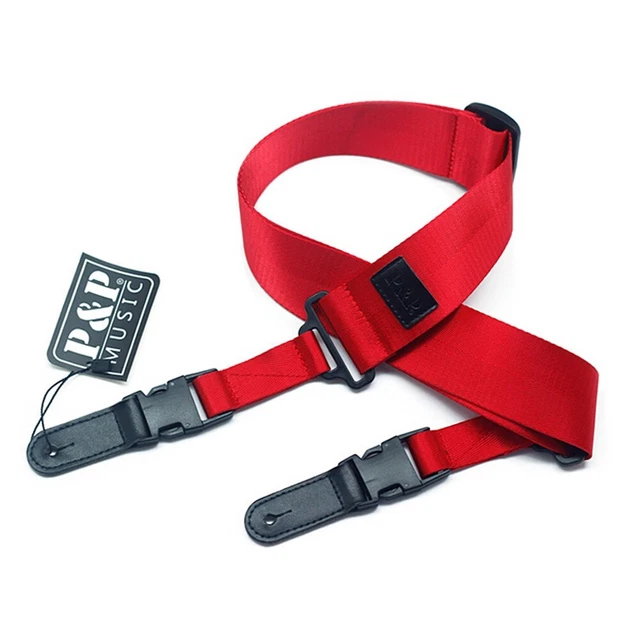 Sangle de guitare Banquet Business ceinture de guitare nylon élastique mode for