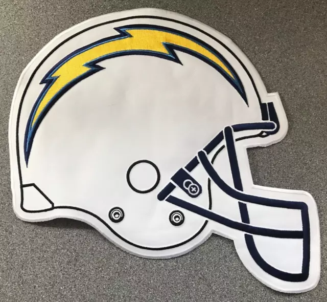San Diego Chargers Nfl Football Vintage Huge Xl 13" Team White Helmet Logo Patch