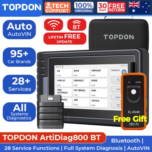 🔥TOPDON AD800BT OBD2 Scanner Full System Diagnostic Scan Tool Auto Code Reader