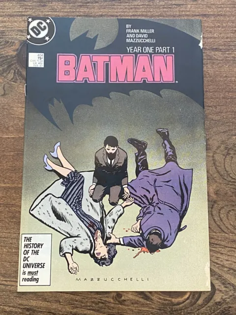 Batman #404  Year One Part 1 DC Comics 1987 Frank Miller Combined Shipping MORE