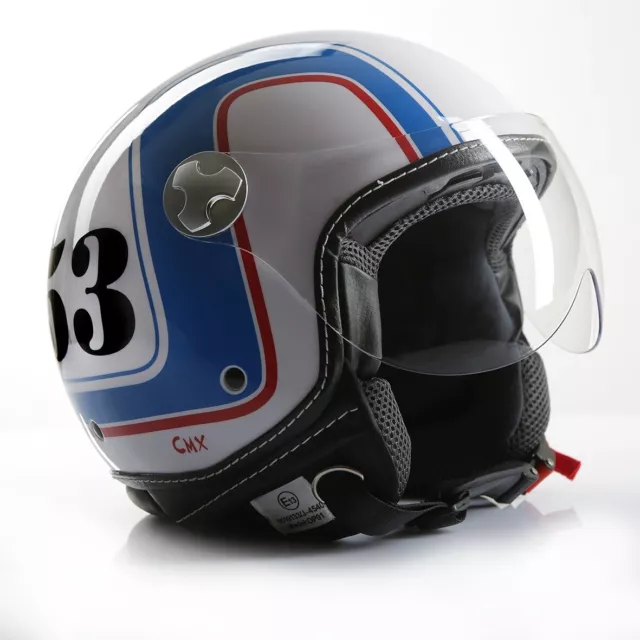 Motorradhelm Jethelm Chopperhelm CMX Retro Cafe Racer 53 XL