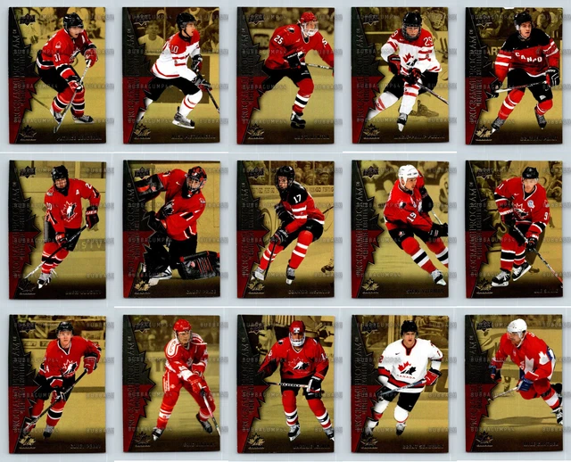 2021-22 TIM HORTONS PROGRAM OF EXCELLENCE HEROES COMPLETE 15 CARD Insert Set
