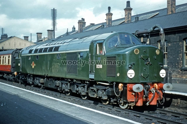 PU4005 - ENGINE No.D208 at Grantham Station, Lincolnshire - print 6x4 £ ...