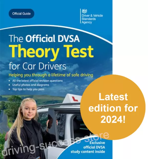 Theory Test Book for Car Drivers for 2024 Tests (Published Feb 2024)