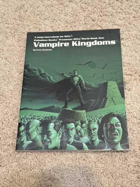 Rifts World Book One: Vampire Kingdoms - 1991 Palladium 1st Printing - NEW