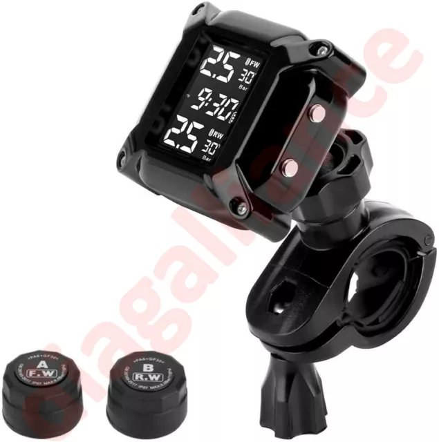 Bluetooth Motorcycle Motorbike TPMS Tire Pressure Monitor System