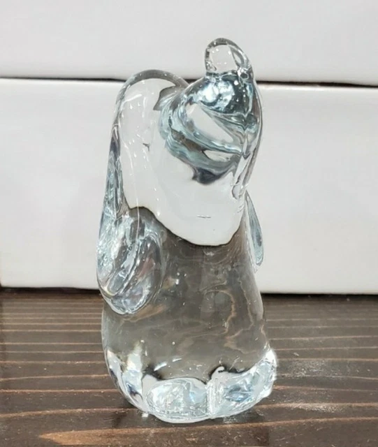 Vintage Viking Fenton Murano Glass Beagle Hound Puppy Dog Figurine Paperweight