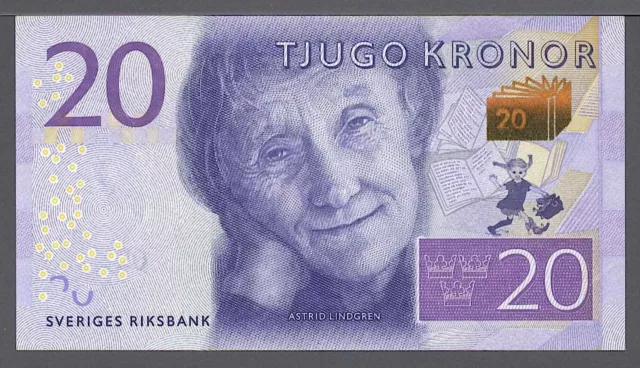 Sweden 2015 , 20 Kronor , Pick 69a , aUNC