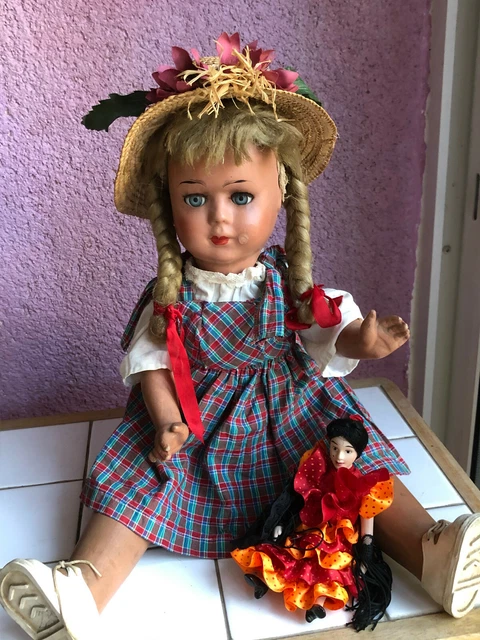 Très ancienne POUPEE, entièrement en PORCELAINE | Kaufen auf
