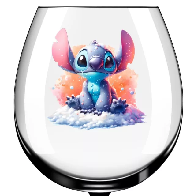 x12 Colourful Stitch glass vinyl decal stickers Colour wx467