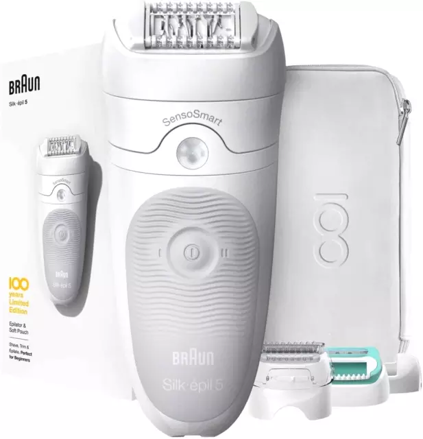 Braun Silk-Épil 5 Beauty Set Women Epilator Hair Removal Razor Attachment Epil 5