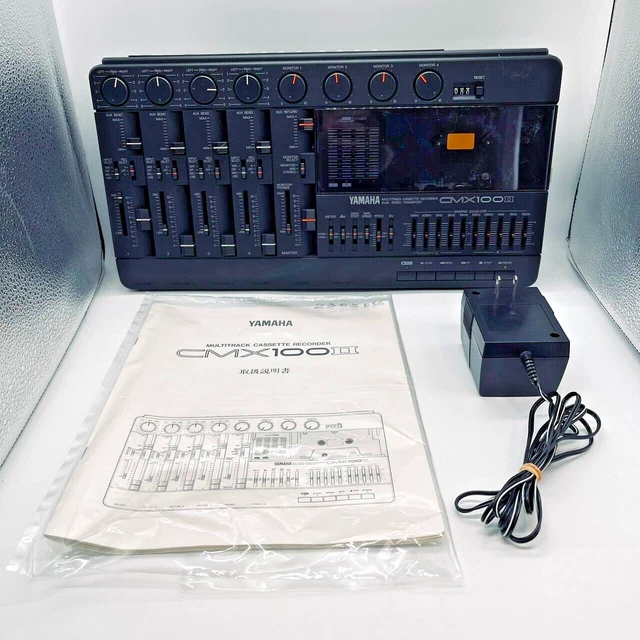 YAMAHA CMX100II CASSETTE Tape Multitrack Recorder MTR with Power Supply