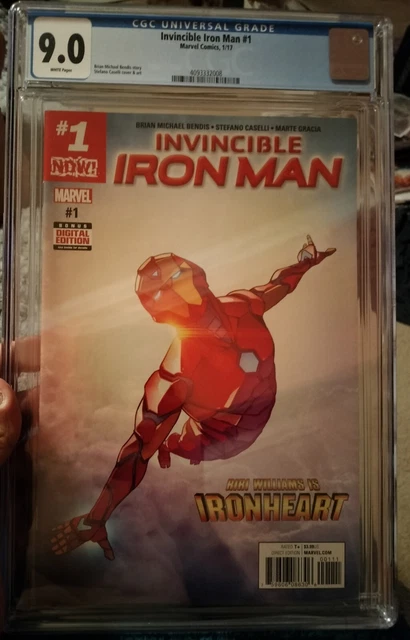 Invincible Iron Man #1 Cgc 9.0 Riri Williams