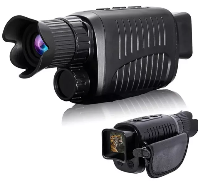 SAME DAY SHIPPING* Lightweight HD Infrared Night Vision Monocular 5x Zoom