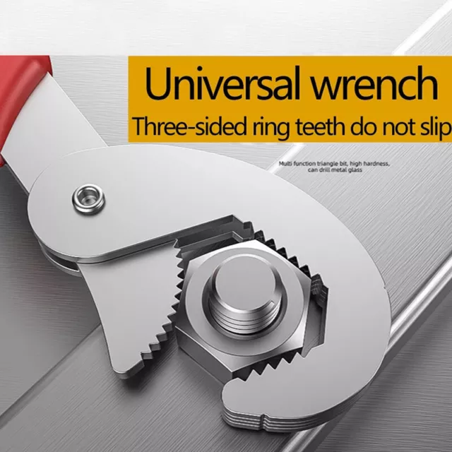 Universal Wrench Open Mouth Opening Fast Automatic Adjustable Activity Wre-EL