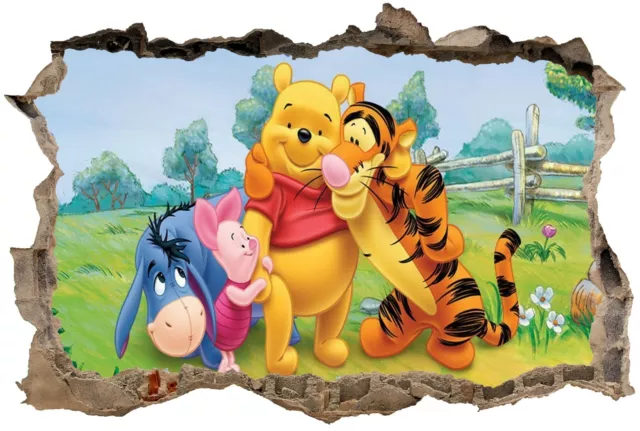Winnie the Pooh Wandkunst Aufkleber Aufkleber Kinderzimmer Kinderzimmer Baby Kleinkind spielen süß