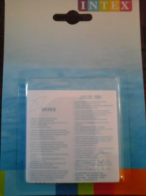 6 rustines transparentes,  kit de réparation pour piscine rustine " INTEX " ..