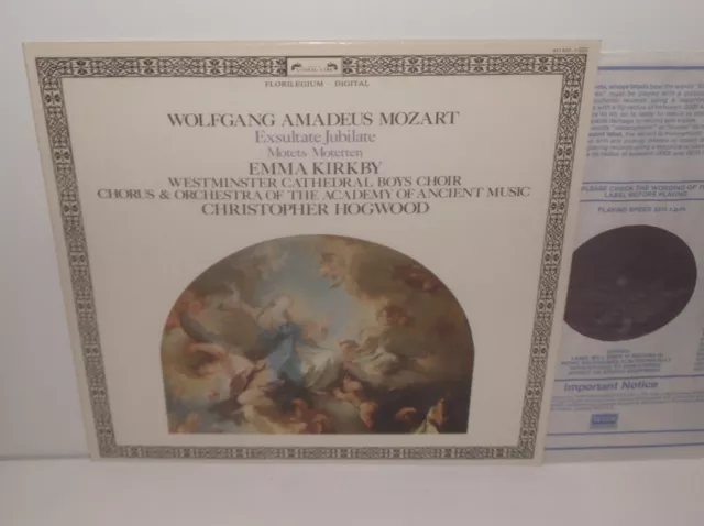 411 832-1 Mozart Exsultate Jubilate Emma Kirkby AAM Christopher Hogwood