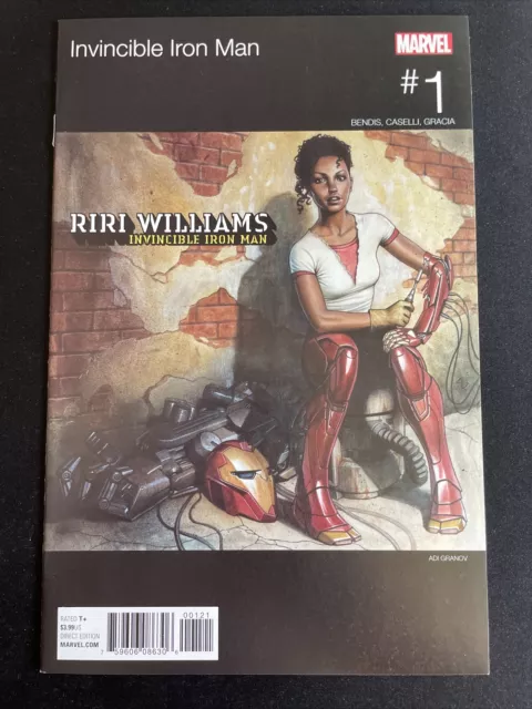 Invincible Iron Man 1 Granov Hip Hop Missy Elliott Variant Riri Near Mint Beauty