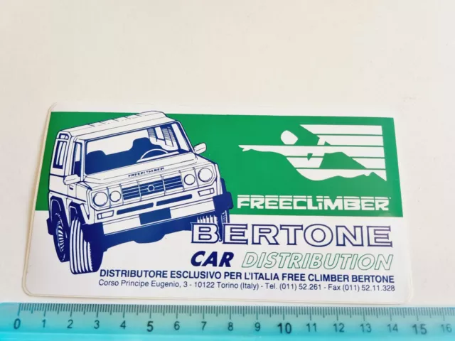 Adesivo Free Climber Bertone Sticker Autocollant Aufkleber Klebstoff Vintage