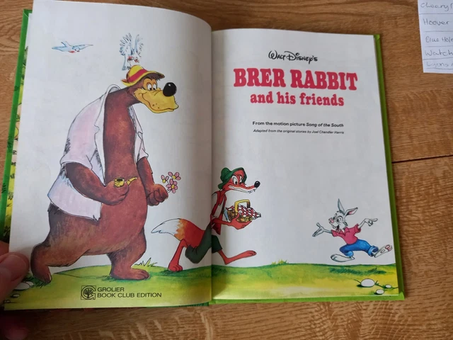 Brer Rabbit And Friends DISNEY'S BRER RABBIT and His Friends by Grolier Book Club £0.99 ...