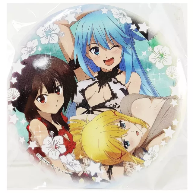 New Anime Konosuba Aqua & Darkness & Megumin limited Metal Badge Pin  Collectible