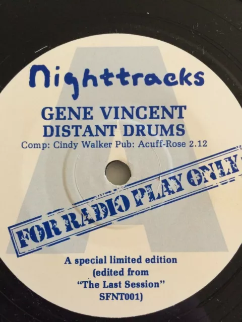 Gene Vincent,Distant Drums,DEMO,N. Mint,Gene's last recording,Rock n Roll    