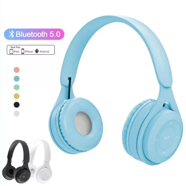 For Mobile Tablet Gaming Headset Headphones Wireless Bluetooth Headphone Stereo