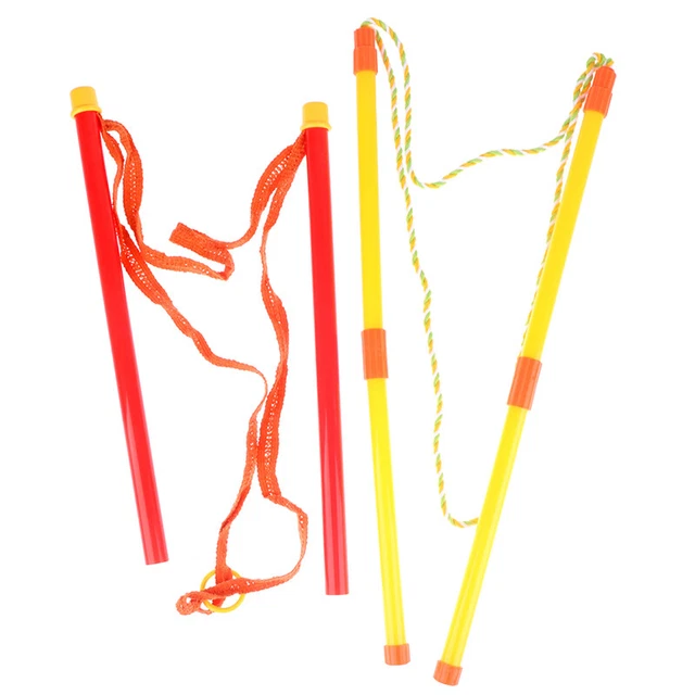Blowing Rope 1SET DOUBLE POLE Bubble Rope Color Giant Bubble Circle Blowing Bubble ...
