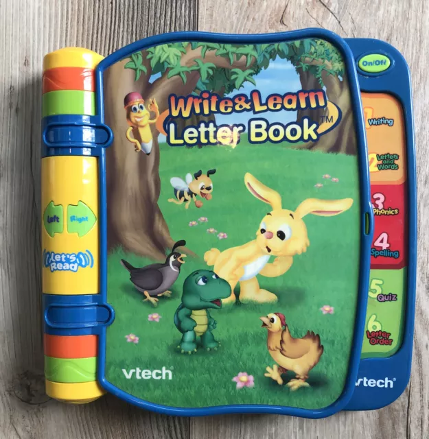 VTECH WRITE AND Learn Letter Book Talking Storybook Electronic