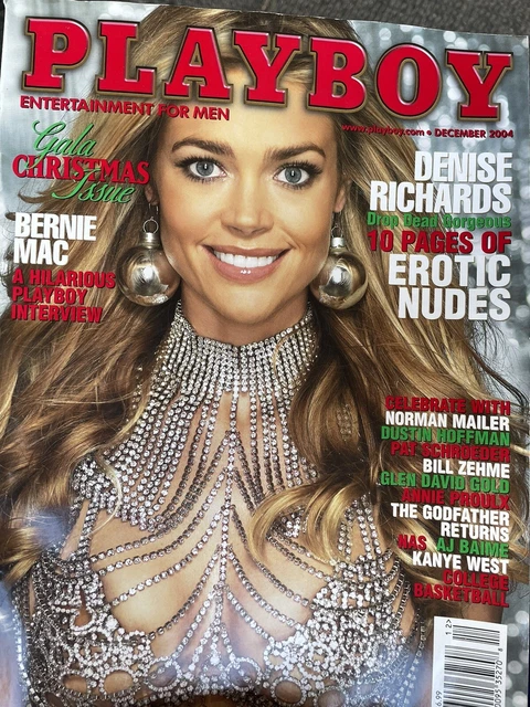 PLAYBOY MAGAZINE DECEMBER 2004 Denise Richards Nude EUR 5,63 - PicClick FR