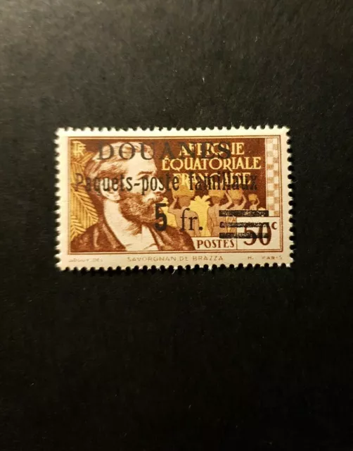 France Colonie Afrique Équatoriale Aef Douane Poste N°1 Neuf ** G. Coloniale