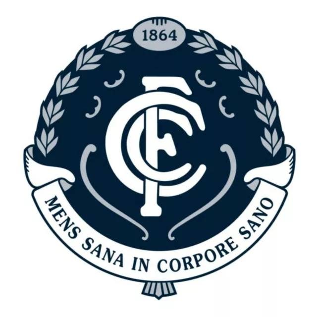 Sticker - (Tiny small) AFL Carlton Blues X 2 Pieces